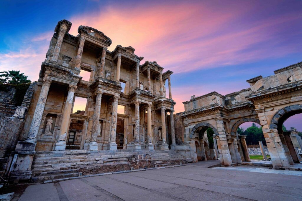 Ephesus ancient city in Izmir, Turkey.