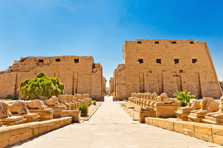 Egypt Karnak ancient ruins